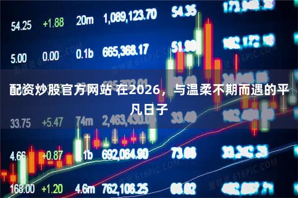 配资炒股官方网站 在2026，与温柔不期而遇的平凡日子